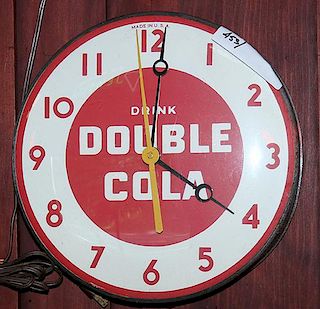 Double Cola working clock 12" diameter