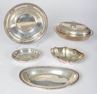 American Sterling Bowls and Serving Dishes, Plus
