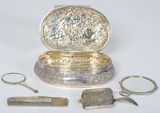 Sterling Personal Accessories and Dresser Box