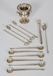 American, Mexican, and Dutch Sterling and .800 Table Accessories