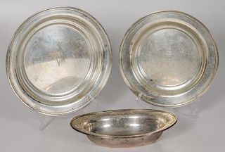 S. Kirk & Son Trays and Center Bowl