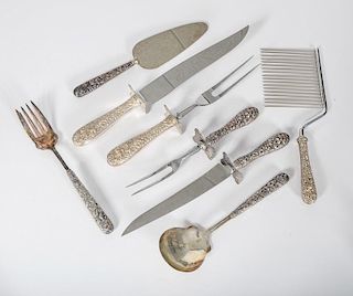 Sterling Serving Utensils, Kirk & Son and Stieff