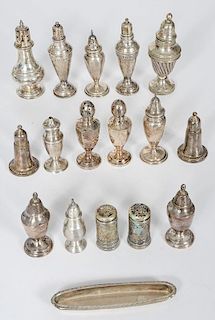 Sterling Tray and Shakers, Plus