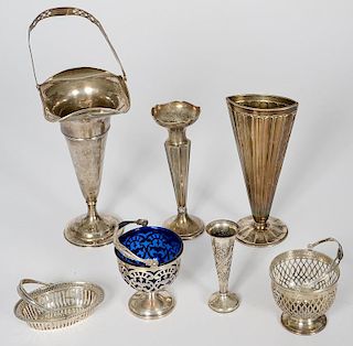 Sterling Baskets and Weighted Vases