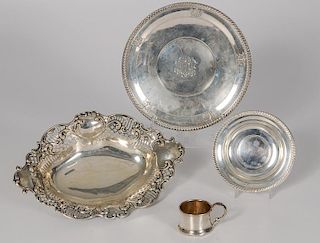 Gorham Sterling Bowl and Other Sterling Items