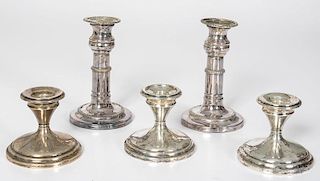 Bailey, Banks & Biddle Sterling Candlesticks, Plus