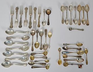 Sterling, Coin, and .800 Silver Souvenir Spoons and Forks