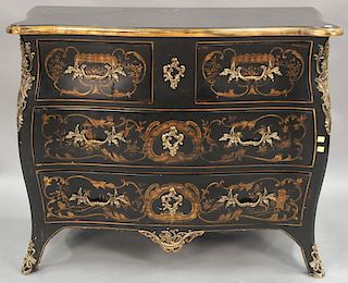 Louis XV style commode. ht. 33in., wd. 40in., dp. 20in.