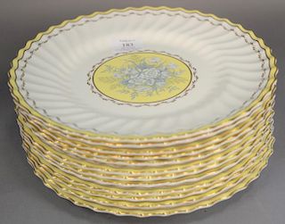 Set of twelve Royal Doulton dinner plates (dia. 11in.)