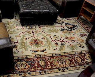 Oriental style carpet, 10' x 14'.