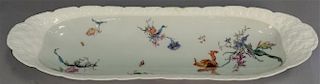 Haviland Limoges porcelain fish tray sold by Burley & Tyrrell. lg. 26in., wd. 8 1/4in.