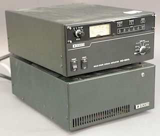 Icom IC-2KL amplifier solid state linear amplifier and Icom IC-2KLPS.