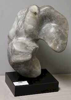 Abstract Midcentury Stone Sculpture.