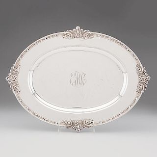 <i>Durgin</i> Sterling Tray, Retailed by <i>Loring Andrews & Co.</i>