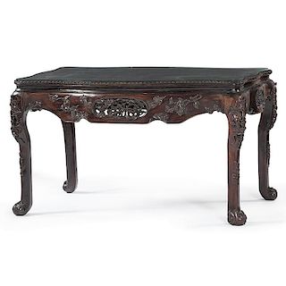 Chinese Carved Rosewood Table