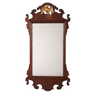Chippendale Mirror with Molded Eagle