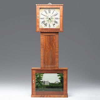 Terry Banjo Clock with Wooden Works