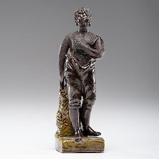 An Exceptional and Early African American Staffordshire Figure
