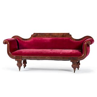A Classical Sofa in Mahogany