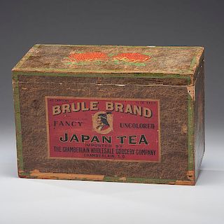 Brule Brand Tea Box
