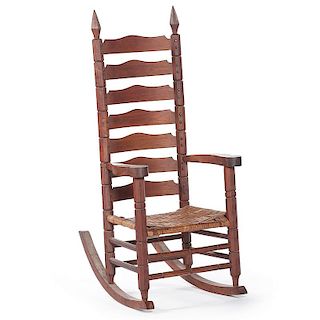 Chester Cornett Folk Art Rocking Chair