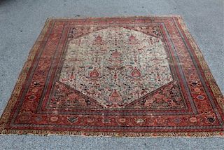 Antique and Finely Woven Kirman ? Carpet.