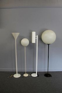 MIDCENTURY. Lot Of Assorted Standing Lamps.