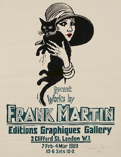 Frank Vernon Martin (1921-2005) Exhibition Poster