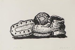 Philip Guston (1913-1980) "Shoes", 1980