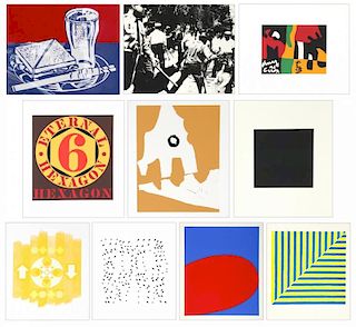 Complete Portfolio: X + X (Ten Works by Ten Painters), 1964