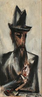 Isaac Lichtenstein (20th c.) Portrait Painting