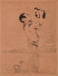 Edouard Manet (1832-1883) Man with Jug (Le Buveur d'EauВ ou la Regalade)