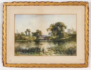 Hugo Anton Fisher (1854-1916) Landscape