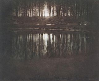 Edward Steichen (American, 1879-1973) "Moonrise, Mamaroneck, New York"