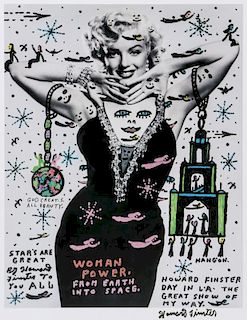Howard Finster (American, 1916-2001) "Woman Power"