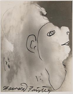Howard Finster (American, 1916-2001) "Cloud Face"