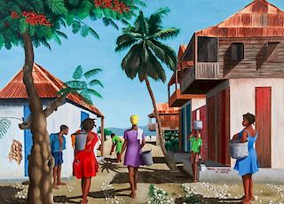 Franck Louissaint (Haitian, b. 1949) Painting, 1972