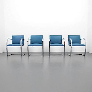 Mies van der Rohe Dining Chairs, Knoll