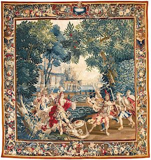 A FLEMISH MYTHOLOGICAL TAPESTRY, FROM THE WORKSHOP OF JACOB VAN DER GOTEN, LATE 17TH CENTURY