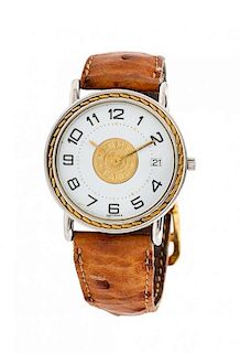 An Hermes Quartz Watch, 6"- 7.75" long.