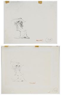 Maurice Sendak (1928-2012) 2 Original "Really Rosie" Drawings