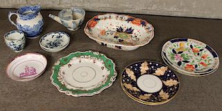 Assorted Lot of English Ceramics, 18th/19thc.