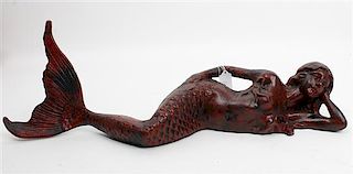 A Cast Iron Figure Length 25 inches.