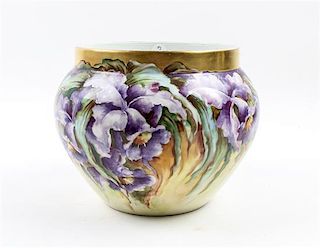 * A Limoges Porcelain Jardiniere, Tressemann Vogt