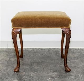 A Queen Anne Style Stool