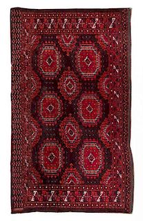 * A Group of Three Rugs First: 6 feet 2 inches x 3 feet 2 inches.
