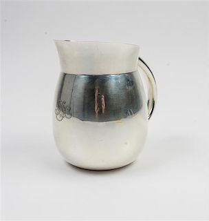 * An American Silver Vase, Tiffany & Co., New York, NY, having a central monogram
