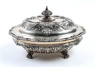 * An American Silver Covered Tureen