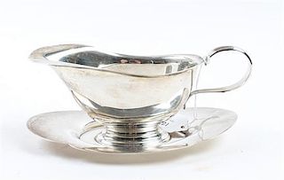 * An American Silver Sauce Boat