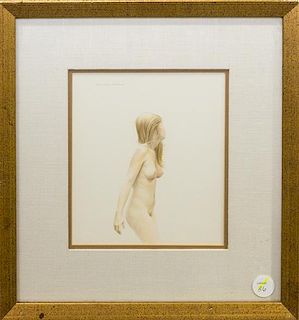 Michael Martin, (20th century), Sketch of Nude Girl